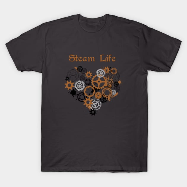 Steam Punk Life T-Shirt by Avintagelife13